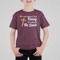 Easter Religious T Shirt For Kid It's Not About The Bunny It's About The Lamb
