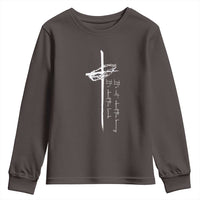 Easter Cross Youth Sweatshirt Its Not About The Bunny About Lamb