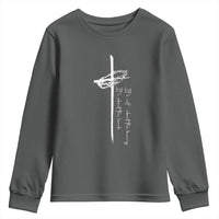 Easter Cross Youth Sweatshirt Its Not About The Bunny About Lamb