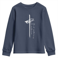 Easter Cross Youth Sweatshirt Its Not About The Bunny About Lamb