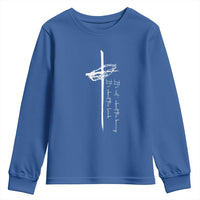 Easter Cross Youth Sweatshirt Its Not About The Bunny About Lamb