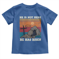 Jesus He is Risen Toddler T Shirt Matthew 28:6 Vintage Christian Easter