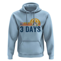 Easter A Lot Can Happen in 3 Days Hoodie Retro Religious Easter Christian - Wonder Print Shop