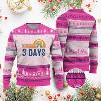 Easter A Lot Can Happen in 3 Days Ugly Christmas Sweater Retro Religious Easter Christian - Wonder Print Shop