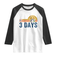 Easter A Lot Can Happen in 3 Days Raglan Shirt Retro Religious Easter Christian - Wonder Print Shop