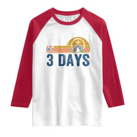Easter A Lot Can Happen in 3 Days Raglan Shirt Retro Religious Easter Christian - Wonder Print Shop