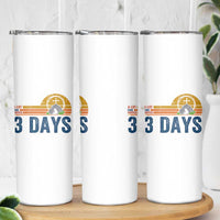 Easter A Lot Can Happen in 3 Days Skinny Tumbler Retro Religious Easter Christian - Wonder Print Shop