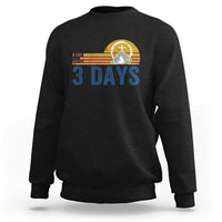 Easter A Lot Can Happen in 3 Days Sweatshirt Retro Religious Easter Christian - Wonder Print Shop