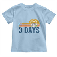 Easter A Lot Can Happen in 3 Days Toddler T Shirt Retro Religious Easter Christian - Wonder Print Shop
