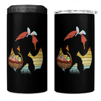 Bigfoot Easter 4 in 1 Can Cooler Tumbler Bunny Sasquatch Eggs Retro - Wonder Print Shop