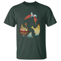 Bigfoot Easter T Shirt Bunny Sasquatch Eggs Retro - Wonder Print Shop