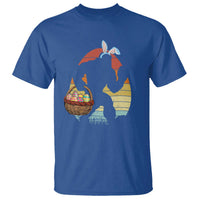 Bigfoot Easter T Shirt Bunny Sasquatch Eggs Retro - Wonder Print Shop