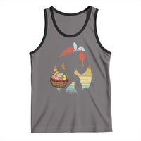 Bigfoot Easter Tank Top Bunny Sasquatch Eggs Retro - Wonder Print Shop