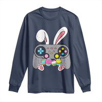 Easter Video Game Long Sleeve Shirt Bunny Eggs Gaming Gamer - Wonder Print Shop