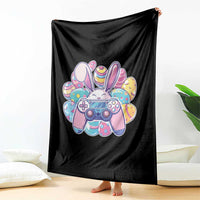 Easter Video Game Throw Blanket Cute Bunny Eggs Gaming Gamer - Wonder Print Shop