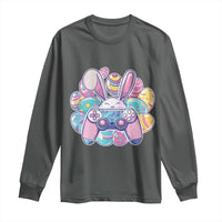 Easter Video Game Long Sleeve Shirt Cute Bunny Eggs Gaming Gamer - Wonder Print Shop