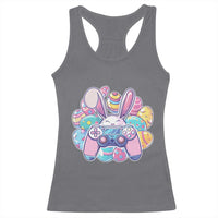 Easter Video Game Racerback Tank Top Cute Bunny Eggs Gaming Gamer - Wonder Print Shop
