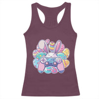 Easter Video Game Racerback Tank Top Cute Bunny Eggs Gaming Gamer - Wonder Print Shop