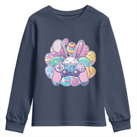 Easter Video Game Youth Sweatshirt Cute Bunny Eggs Gaming Gamer - Wonder Print Shop