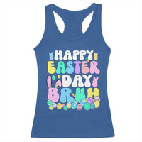 Bruh Easter Racerback Tank Top Teens Boys Kids Cute Bunny Eggs - Wonder Print Shop