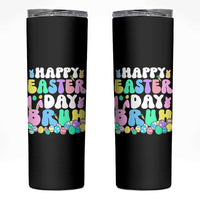 Bruh Easter Skinny Tumbler Teens Boys Kids Cute Bunny Eggs - Wonder Print Shop