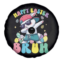 Bruh Easter Spare Tire Cover Funny Bunny Dab Rabbit Dance - Wonder Print Shop