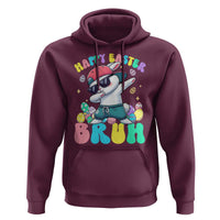 Bruh Easter Hoodie Funny Bunny Dab Rabbit Dance - Wonder Print Shop