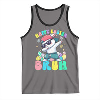 Bruh Easter Tank Top Funny Bunny Dab Rabbit Dance - Wonder Print Shop