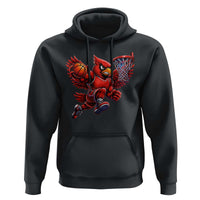 Cardinal Playing Basketball Graphic Hoodie Dunk Mascot Sports Fan Gift