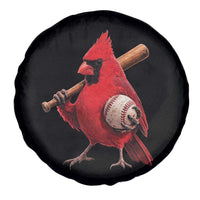 Cardinals Baseball Player Spare Tire Cover Retro STL Redbird Fan Bird Mascot Baseball