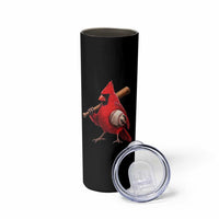 Cardinals Baseball Player Skinny Tumbler Retro STL Redbird Fan Bird Mascot Baseball