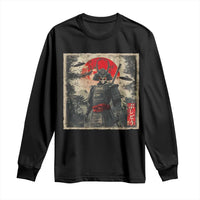 Alien Samurai Long Sleeve Shirt Vintage Japanese Art UFO Funny Ukiyo-e Warrior