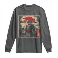 Alien Samurai Long Sleeve Shirt Vintage Japanese Art UFO Funny Ukiyo-e Warrior