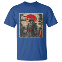 Alien Samurai T Shirt Vintage Japanese Art UFO Funny Ukiyo-e Warrior