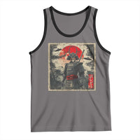 Alien Samurai Tank Top Vintage Japanese Art UFO Funny Ukiyo-e Warrior