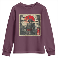 Alien Samurai Youth Sweatshirt Vintage Japanese Art UFO Funny Ukiyo-e Warrior