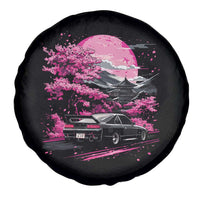 JDM Japanese Spare Tire Cover Tokyo Japan Drift Race Car Mount Fuji Cherry Blossom Sakura - Wonder Print Shop