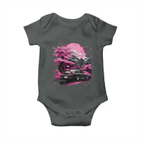 JDM Japanese Baby Onesie Tokyo Japan Drift Race Car Mount Fuji Cherry Blossom Sakura - Wonder Print Shop