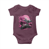 JDM Japanese Baby Onesie Tokyo Japan Drift Race Car Mount Fuji Cherry Blossom Sakura - Wonder Print Shop