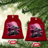 JDM Japanese Ceramic Ornament Tokyo Japan Drift Race Car Mount Fuji Cherry Blossom Sakura - Wonder Print Shop