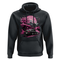 JDM Japanese Hoodie Tokyo Japan Drift Race Car Mount Fuji Cherry Blossom Sakura - Wonder Print Shop