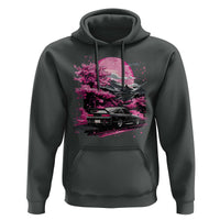 JDM Japanese Hoodie Tokyo Japan Drift Race Car Mount Fuji Cherry Blossom Sakura - Wonder Print Shop