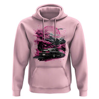 JDM Japanese Hoodie Tokyo Japan Drift Race Car Mount Fuji Cherry Blossom Sakura TS10