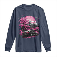 JDM Japanese Long Sleeve Shirt Tokyo Japan Drift Race Car Mount Fuji Cherry Blossom Sakura - Wonder Print Shop