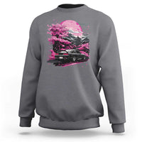 JDM Japanese Sweatshirt Tokyo Japan Drift Race Car Mount Fuji Cherry Blossom Sakura - Wonder Print Shop