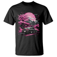 JDM Japanese T Shirt Tokyo Japan Drift Race Car Mount Fuji Cherry Blossom Sakura - Wonder Print Shop