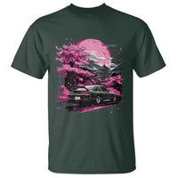 JDM Japanese T Shirt Tokyo Japan Drift Race Car Mount Fuji Cherry Blossom Sakura - Wonder Print Shop