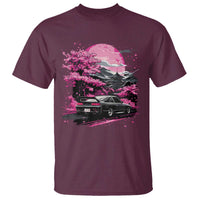 JDM Japanese T Shirt Tokyo Japan Drift Race Car Mount Fuji Cherry Blossom Sakura - Wonder Print Shop