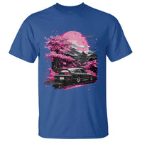 JDM Japanese T Shirt Tokyo Japan Drift Race Car Mount Fuji Cherry Blossom Sakura - Wonder Print Shop
