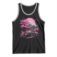 JDM Japanese Tank Top Tokyo Japan Drift Race Car Mount Fuji Cherry Blossom Sakura - Wonder Print Shop